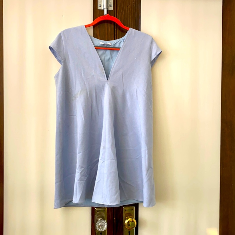 Light blue cocktail dress